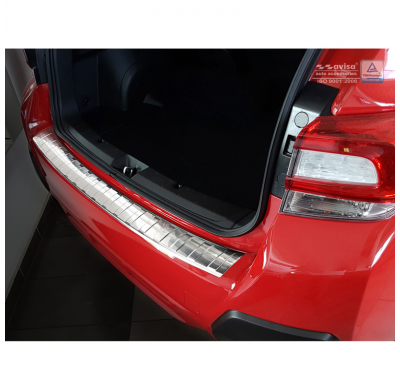 Protector Paragolpes Trasero Acero Inox Subaru Xv Ii 2017- 'Ribs'